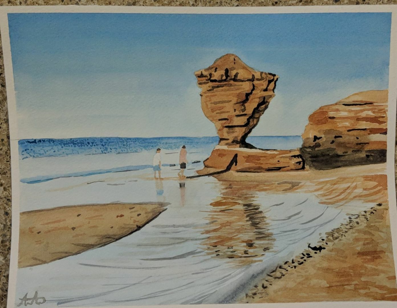 Painting by Behnaz Arzani