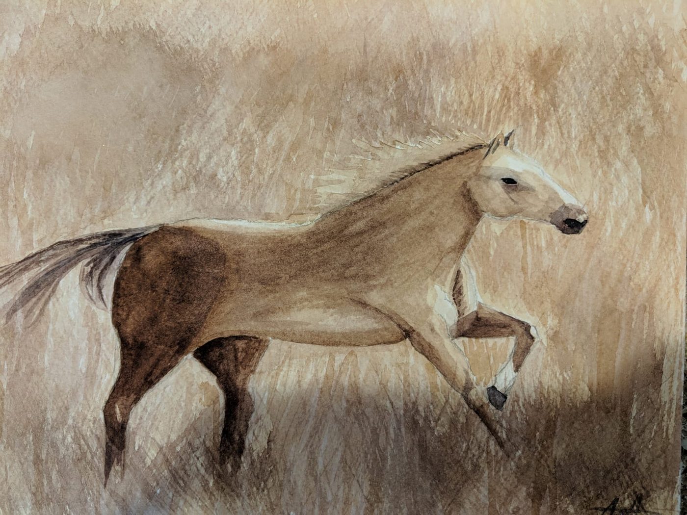 Painting by Behnaz Arzani