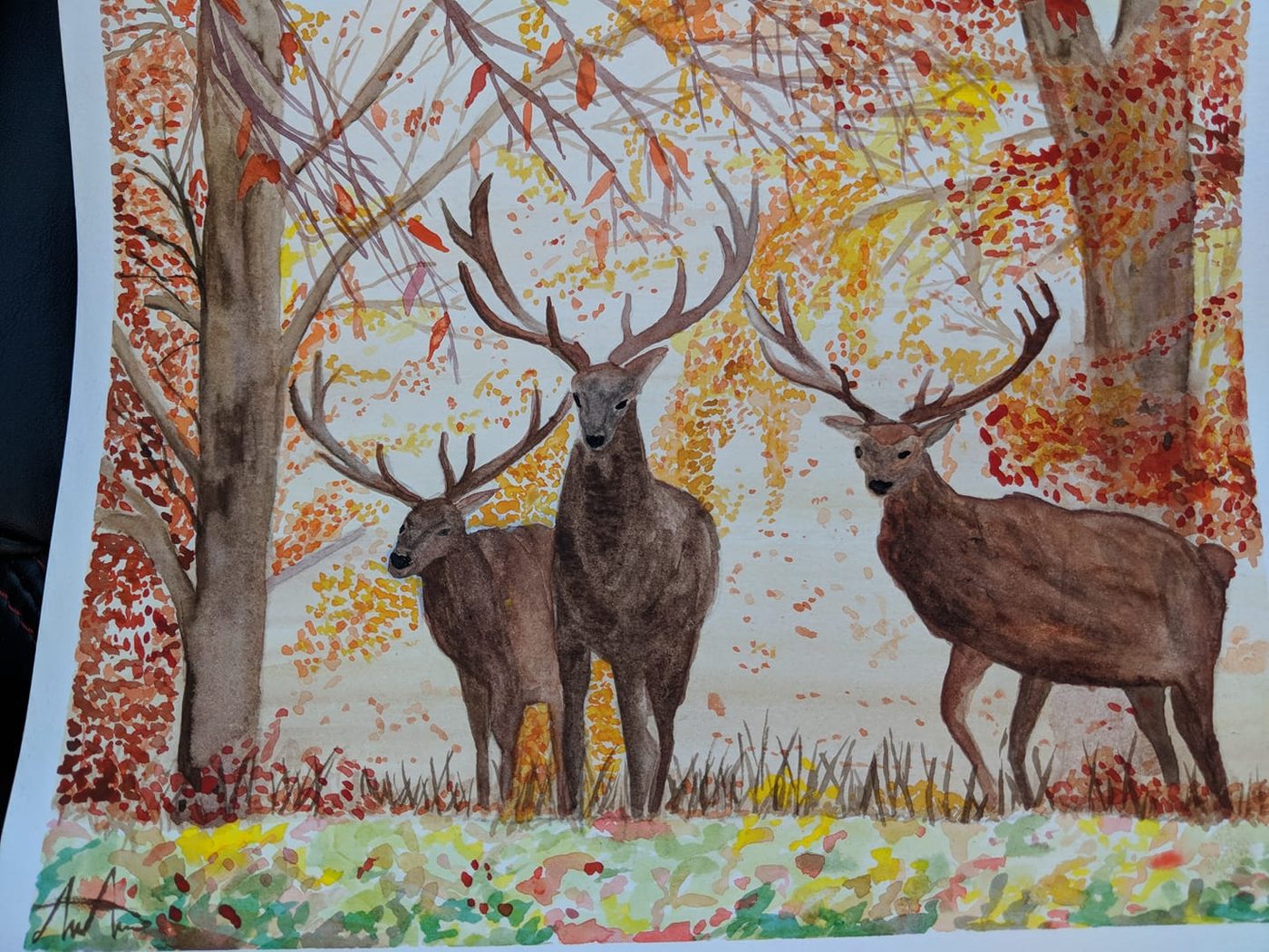 Painting by Behnaz Arzani