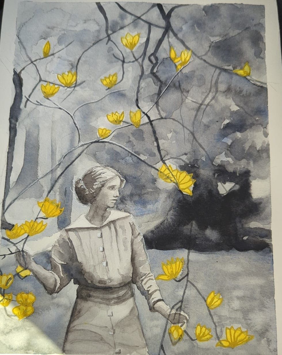 Painting by Behnaz Arzani