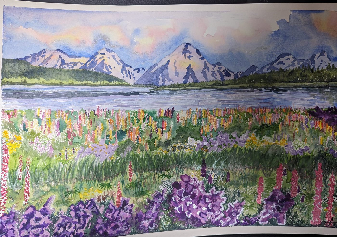 Painting by Behnaz Arzani